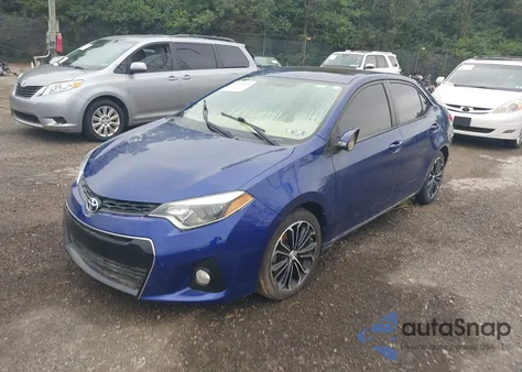 2015 Toyota Corolla S Premium из США, поврежденный, VIN 2T1BURHE4FC446281